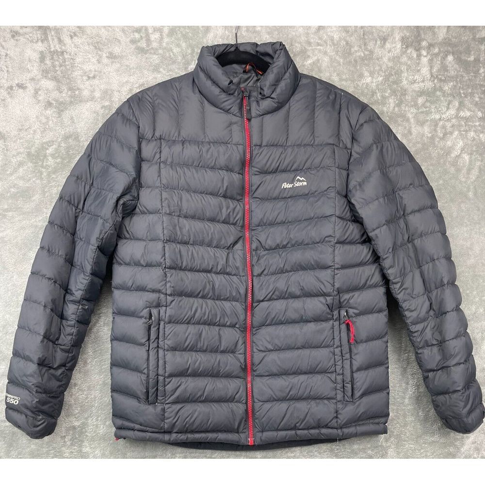 Peter Storm Men's 'Coastal'‎ Jacket Down Pro 550 Down/Feather Gray Size Medium